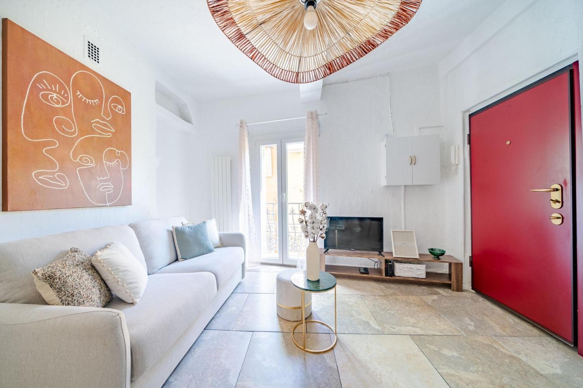 Charmant Appartement 2P Au Coeur Du Vieux Nice Luaran gambar